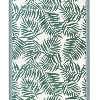 Outdoor Teppich TROPIC 270 x 180 cm grün/weiss