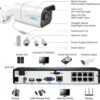 RLK8-800B4-A - NVS8-8MB4 4K Ultra HD Überwachungskamerasystem inkl. 4x 8MP Bullet Kameras
