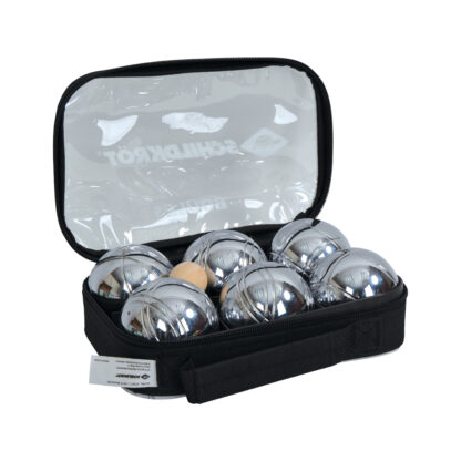 Boule / Boccia Set mit Stahlkugeln in Tragtasche