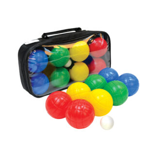 Boccia Set FUN mit Kunststoffkugeln in Carrybag