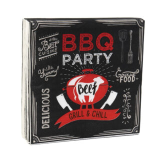 Servietten BBQ Party