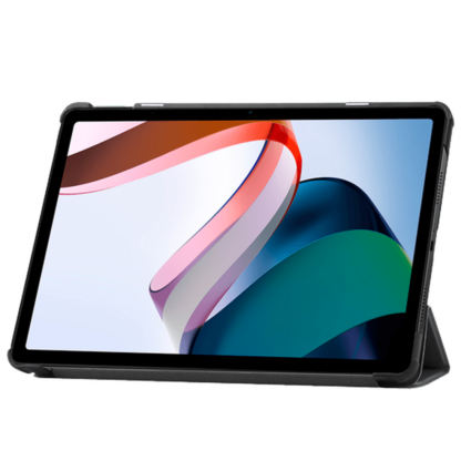 Just in Case Smart Tri-Fold Pu-Leder Book Hülle Schwarz Xiaomi Redmi Pad - Image 2