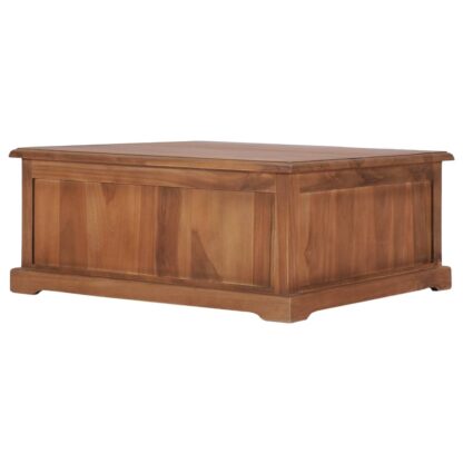 Couchtisch 68 x 68 x 30 cm Teak Massivholz - Image 5