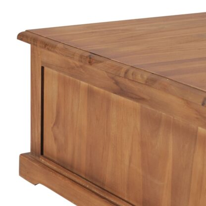 Couchtisch 68 x 68 x 30 cm Teak Massivholz - Image 6