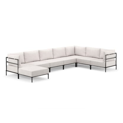 Ecksofa ETHAN Deluxe 6-Sitzer creme - Image 2