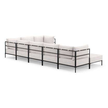 Ecksofa ETHAN Deluxe 6-Sitzer creme - Image 4