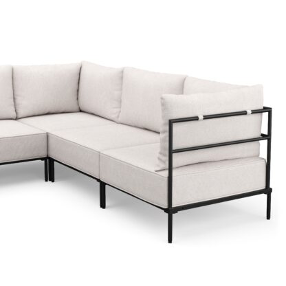 Ecksofa ETHAN Deluxe 6-Sitzer creme - Image 7