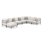 Ecksofa ETHAN Deluxe 6-Sitzer creme