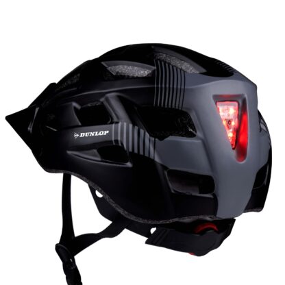 MTB Helm DUNLOP LED 58 - 61 cm schwarz - Image 3