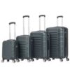 Reisekoffer Hartschalenkoffer AVA 4er Set smaragd