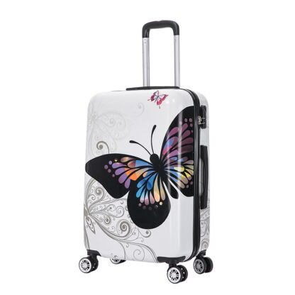 Reisekoffer Hartschalenkoffer BUTTERFLY 3er Set - Image 3