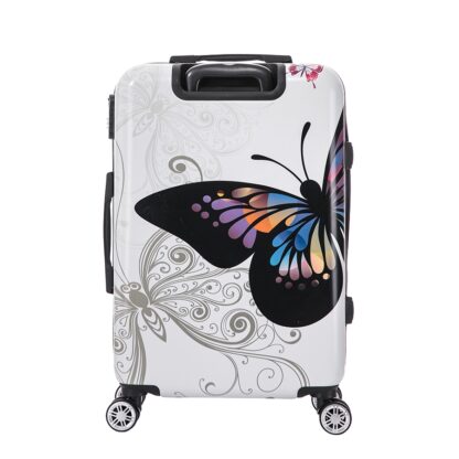 Reisekoffer Hartschalenkoffer BUTTERFLY 3er Set - Image 2