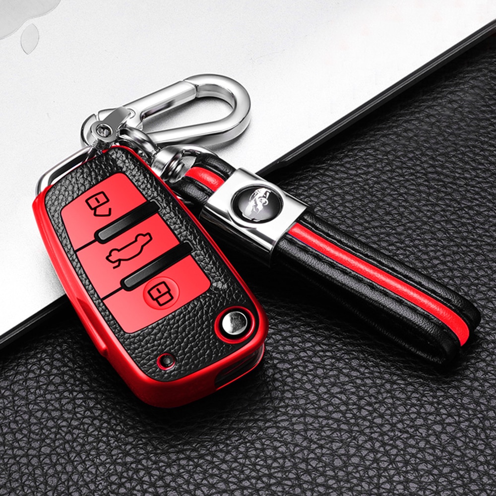 Autoschlüsselhülle TPU Auto Styling Schlüsselhülle für Audi A4 B9 Q5