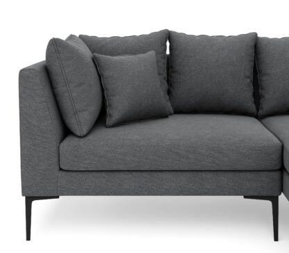 Ecksofa JOEY rechts anthrazit - Image 6
