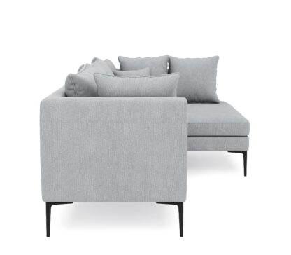 Ecksofa JOEY rechts hellgrau - Image 3