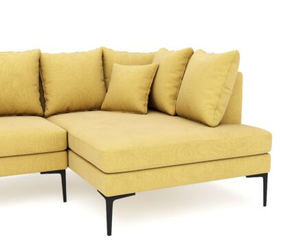 Ecksofa JOEY rechts gelb - Image 5