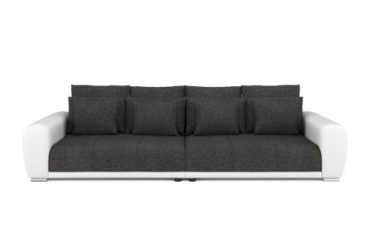 Sofa Leder SAM anthrazit/weiss - Image 2