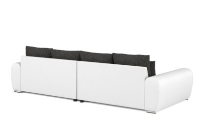 Sofa Leder SAM anthrazit/weiss - Image 4