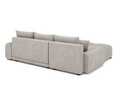 Ecksofa mit Schlaffunktion TRAVIS links grau - Image 5