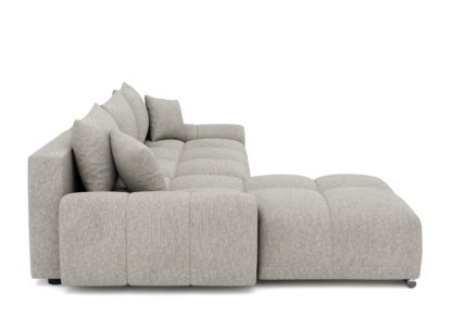 Ecksofa mit Schlaffunktion TRAVIS links grau - Image 6