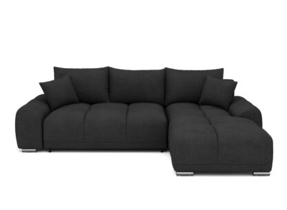 Ecksofa mit Schlaffunktion TRAVIS rechts schwarz - Image 2