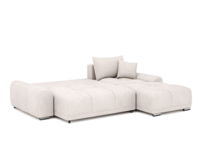 Ecksofa mit Schlaffunktion TRAVIS rechts beige - Image 3