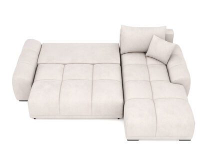 Ecksofa mit Schlaffunktion TRAVIS rechts beige - Image 4