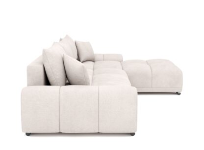 Ecksofa mit Schlaffunktion TRAVIS rechts beige - Image 6