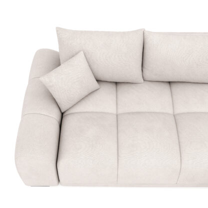 Ecksofa mit Schlaffunktion TRAVIS rechts beige - Image 7