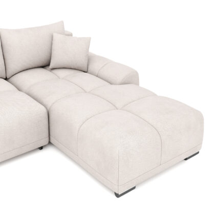 Ecksofa mit Schlaffunktion TRAVIS rechts beige - Image 8