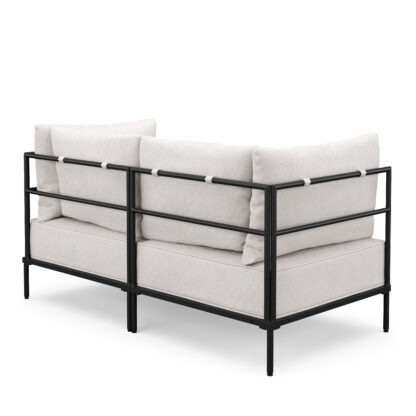 Sofa ETHAN 2-Sitzer creme - Image 4
