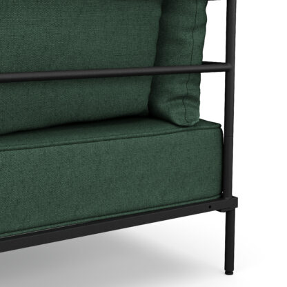 Sofa ETHAN 2-Sitzer dunkelgrün - Image 7