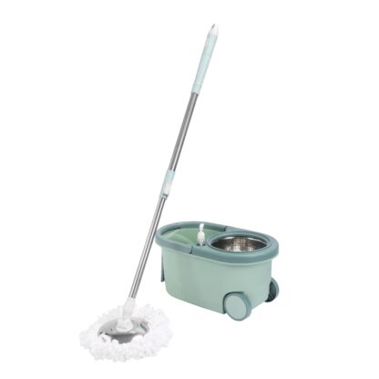 Wischmopp mit Eimer mint