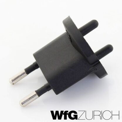 Permanent Fix-Adapter Stecker SCHUKO (Typ F CEE 7) zu Schweiz (T11) Fixadapter 2-polig teilisoliert - Image 3