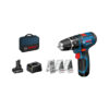 Akku-Schlagbohrschrauber-Set mit Tasche GSB 12V-15