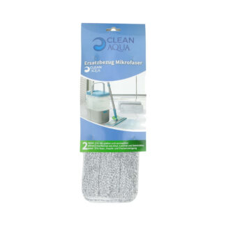Mikrofaser Universal Wischbezug für CleanAqua 2er Set