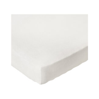 Stretch-Fixleintuch 90-100x190-220x17-25 cm offwhite