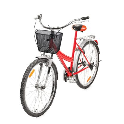 Velokorb vorne mit Tragegriff 34 x 25 cm schwarz - Image 2