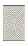 Outdoor Teppich KALUA 150 x 90 cm beige/weiss