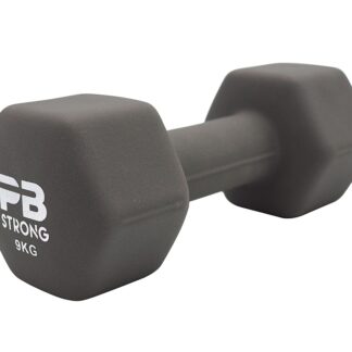 Performbetter Neopren Kurzhantel 9kg Grau (Stk.)