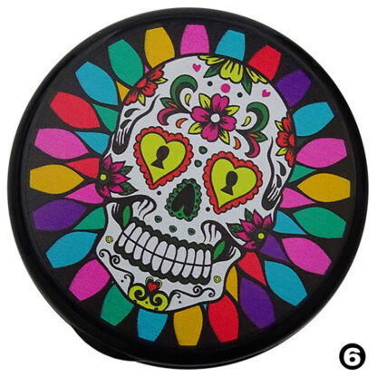 6 Stk. Champ SKULL AUTO-ASCHENBECHER Aschenbecher für Getränkehalter mit Deckel und LED Licht im Totenkopf Design TRAY - Image 8