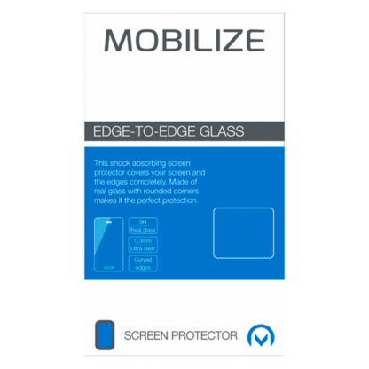 Mobilize Gehärtetes Glass Edge To Edge Displayschutzfolie OPPO Reno10/Reno10 Pro