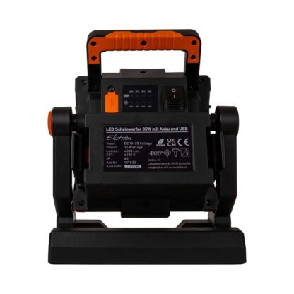 Akku LED Scheinwerfer 35W mit USB - Image 3