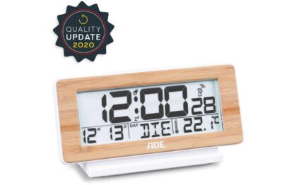ADE Digitalwecker Temperatur-& Datumsanzeige
