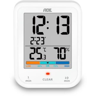 ADE Wetterstation Thermo-Hygrometer Weiss
