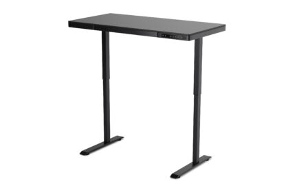 Stehpult elektrisch mit Schublade 120 x 60 cm schwarz - Image 4