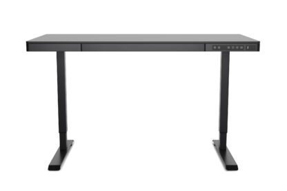 Stehpult elektrisch mit Schublade 120 x 60 cm schwarz - Image 2
