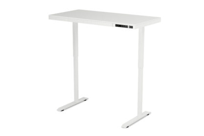 Stehpult elektrisch mit Schublade 120 x 60 cm weiss - Image 4
