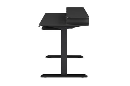 Stehpult elektrisch mit Ablage + Tastaturfach 120 x 60 cm schwarz - Image 7