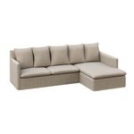 Ecksofa DINA rechts beige